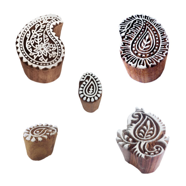 Paisley Wooden Stamps - Set