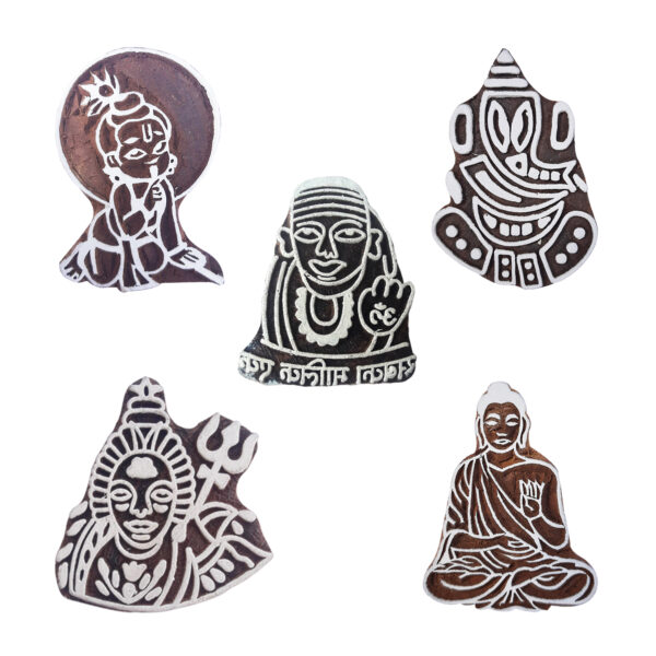 Religious Wooden Stamps - Set