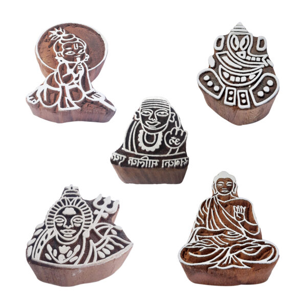 Religious Wooden Stamps - Set