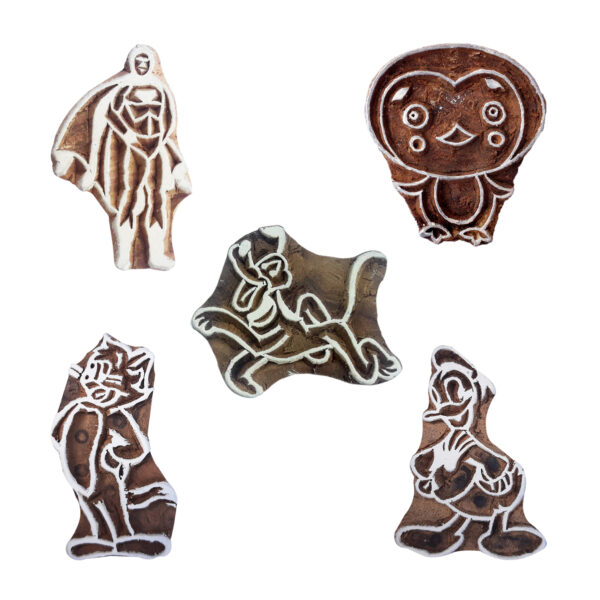 Figure Wooden Stamps - Set