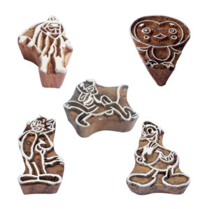 Figure Wooden Stamps - Set