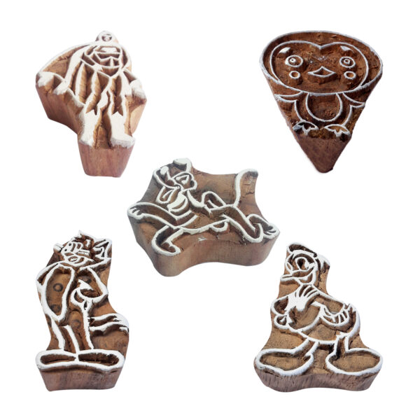 Figure Wooden Stamps - Set