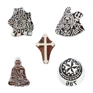 Religious Wooden Stamps - Set