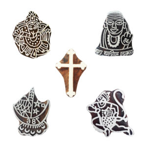 Religious Wooden Stamps - Set