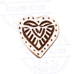 Heart Wooden Stamps - Single