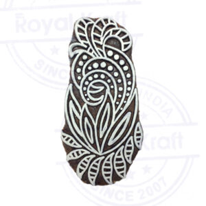 Floral Wooden Stamps - Single