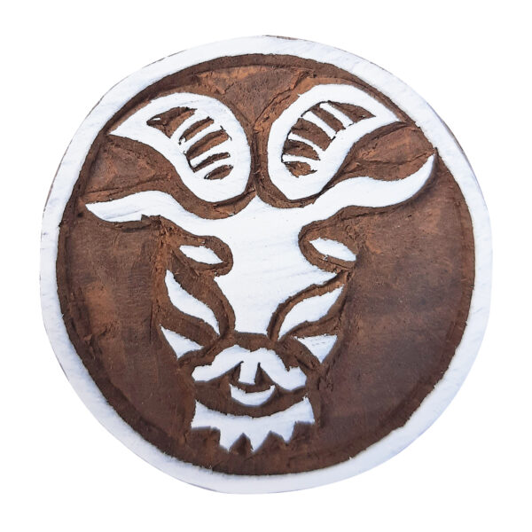 Round Wooden Stamps - Single