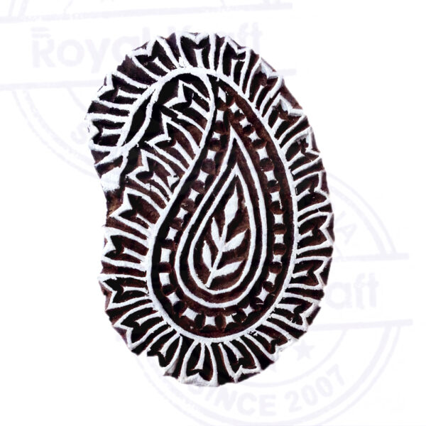 Paisley Wooden Stamps - Single