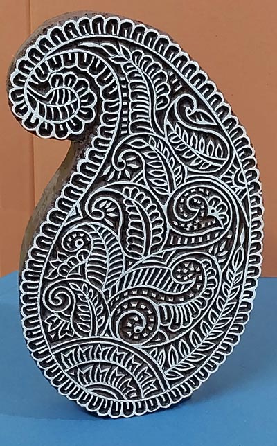 paisley wooden stamps