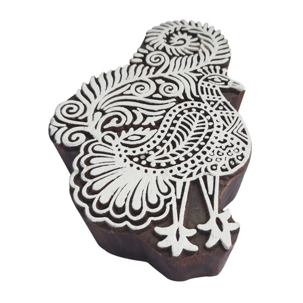 Peacock Wooden Stamp