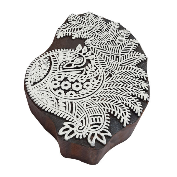 Peacock Wooden Stamp