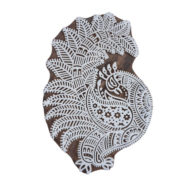 Peacock Wooden Stamp