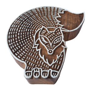 Fox Wooden Stamp
