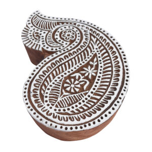 Paisley Wooden Stamp