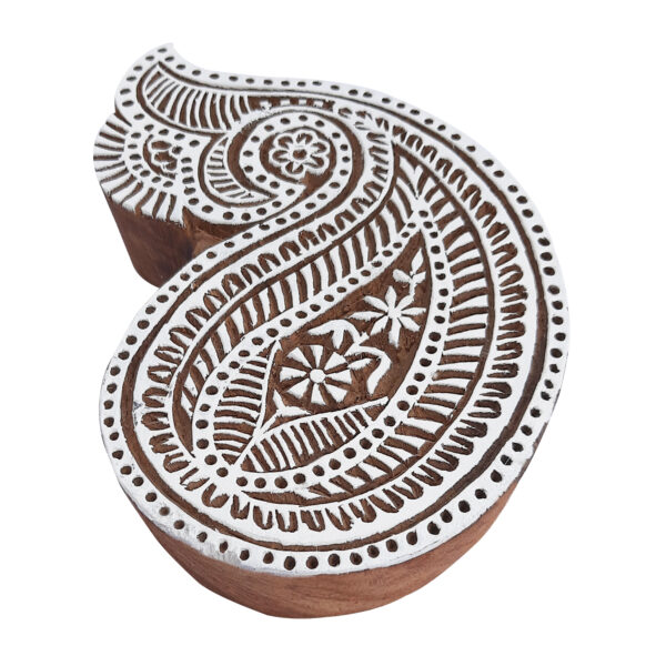 Paisley Wooden Stamp
