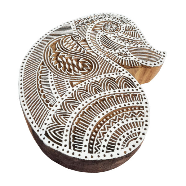 Paisley Wooden Stamp