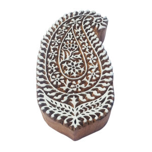 Paisley Wooden Stamp