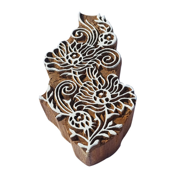 Floral Wooden Stamp