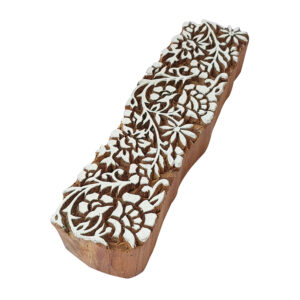 Floral Wooden Block