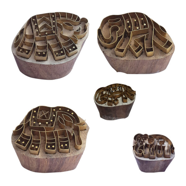 Elephant Brass Printing Stamp