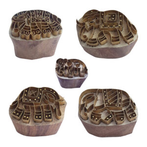 Elephant Brass Printing Block